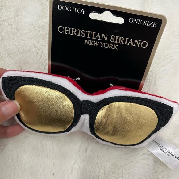 💥PRICE⬇️ CHRISTIAN SIRIANO NEW YORK • Eye Glasses Dog Toy • Small - Picture 4 of 6